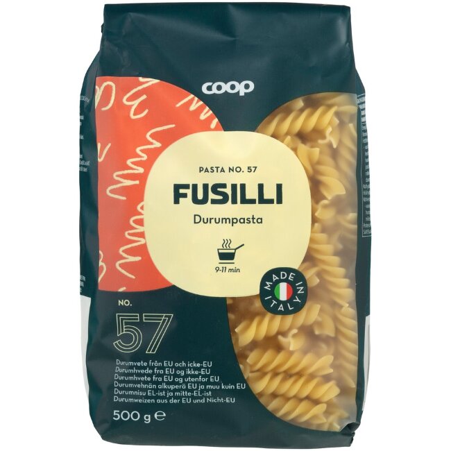 Макароны Fusilli Coop 500 гр