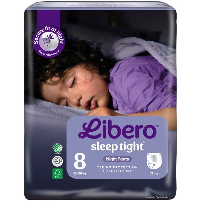 Подгузники-трусики Libero SleepTight 8 (S4) (уп 8 шт) 13 шт Подгузники-трусики Libero SleepTight 8 (S4) (уп 8 шт) 13 шт
