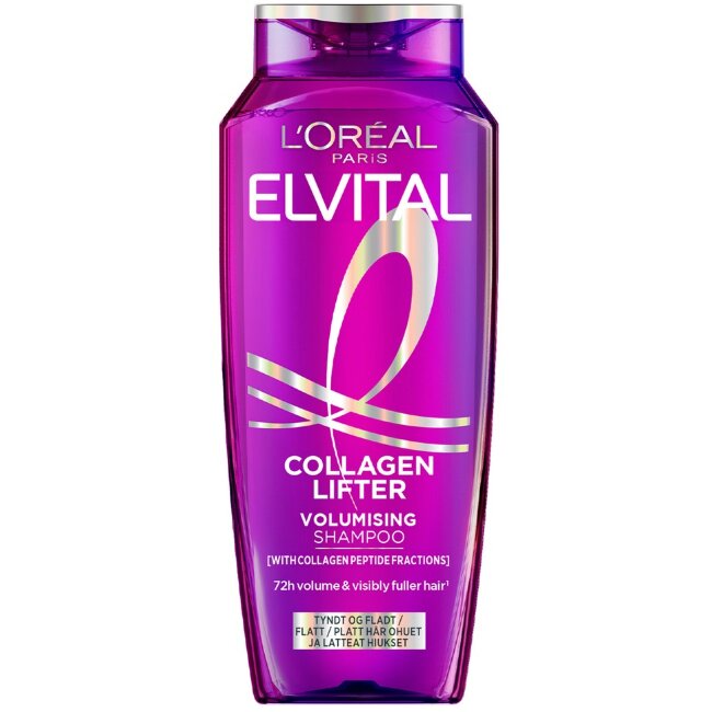 Шампунь L'Oréal Paris Elvital Collagen Lifter 250 мл для тонких и лишённых объёма волос Шампунь L'Oréal Paris Elvital Collagen Lifter 250 мл для тонких и лишённых объёма волос