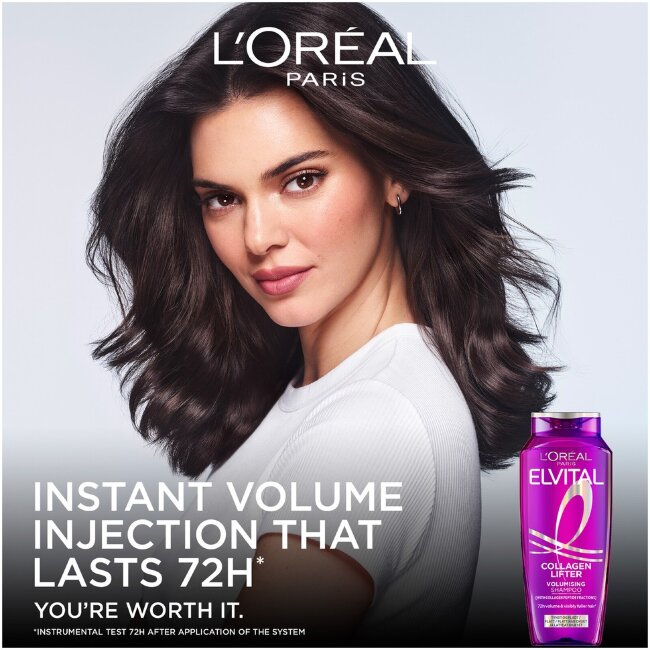 Шампунь L'Oréal Paris Elvital Collagen Lifter 250 мл для тонких и лишённых объёма волос Шампунь L'Oréal Paris Elvital Collagen Lifter 250 мл для тонких и лишённых объёма волос