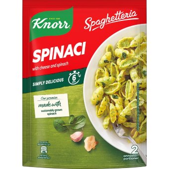 Паста со шпинатом Knorr Spaghetteria 160 гр (2 порции)