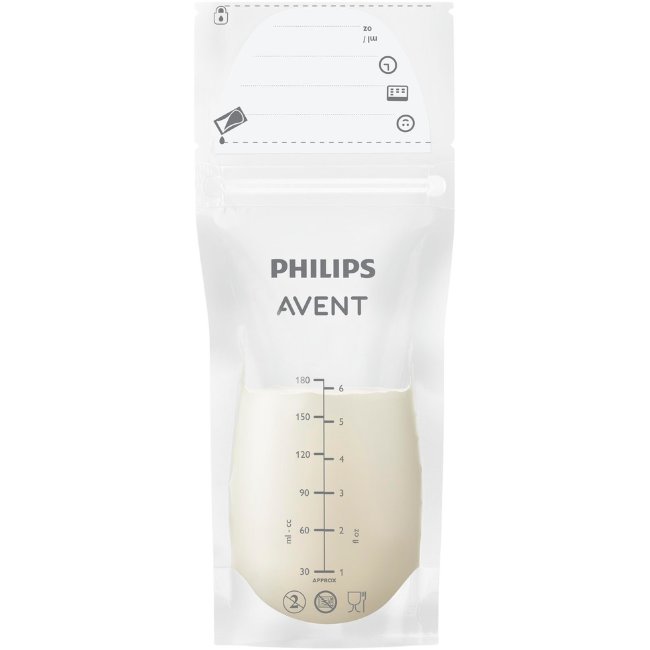 Пакеты для хранения грудного молока Philips Avent (уп 25 шт) 180 мл