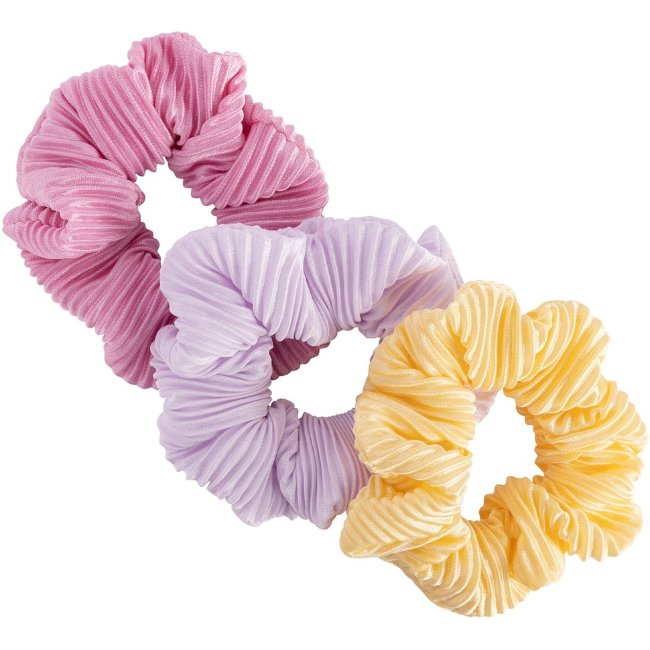 Детская яркая резинка для волос Cailap 28, цветная, розовая/лиловая/желтая