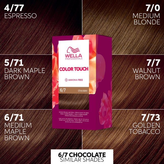 Краска для волос Wella Professionals Color Touch Deep Brown Chocolate 6/7 130 мл