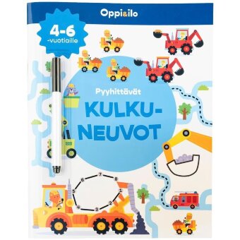 Развивающая книга-раскраска «Транспорт» 4-6 лет