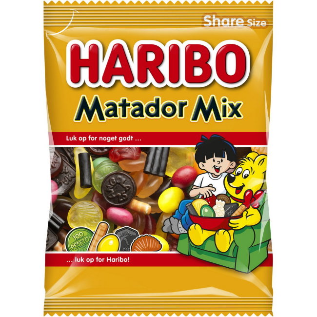 Фруктово-лакричные конфеты HARIBO Matador Mix 275 гр