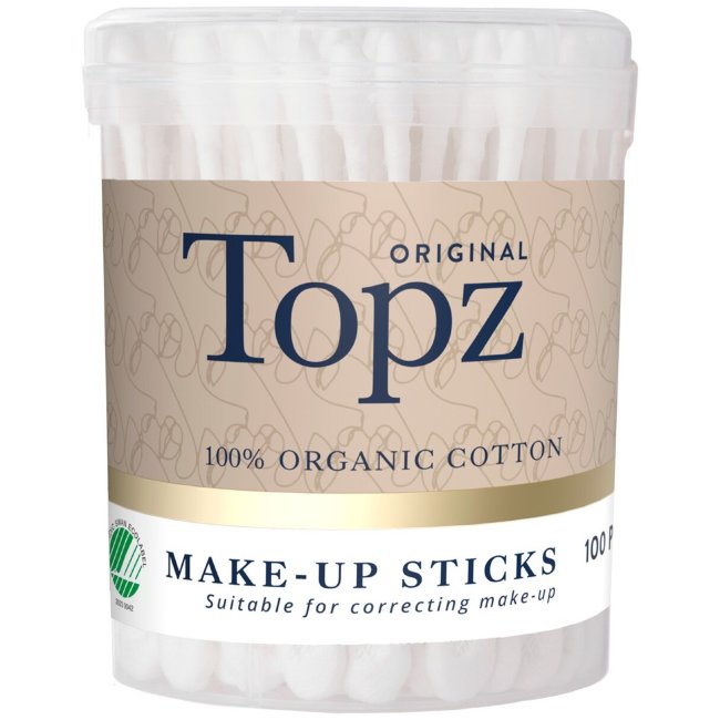 Ватные палочки для макияжа Topz Premium 100 шт