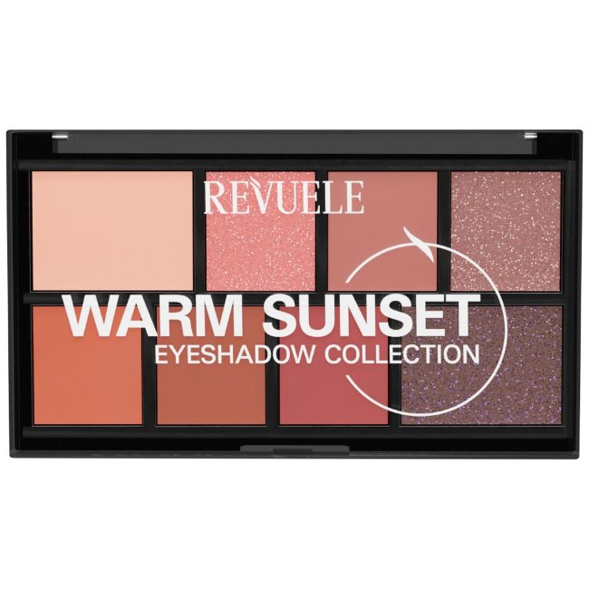 Палетка матовых теней для век Revuele Warm sunset