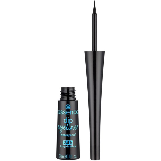 Жидкая подводка для глаз essence dip eyeliner водостойкая 24 ч стойкая 01 black 3 мл