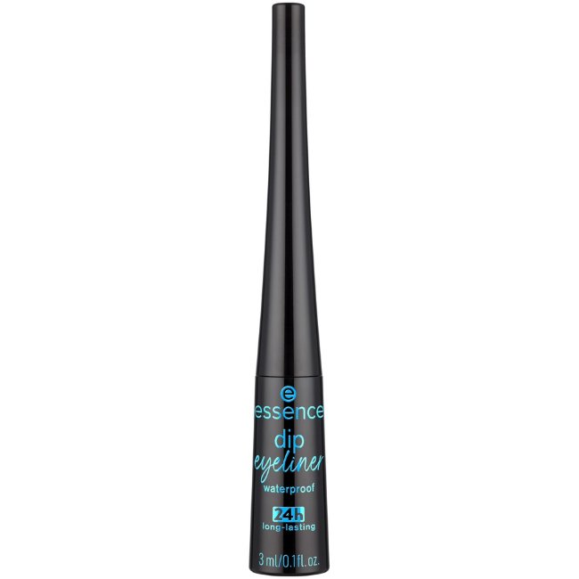 Жидкая подводка для глаз essence dip eyeliner водостойкая 24 ч стойкая 01 black 3 мл