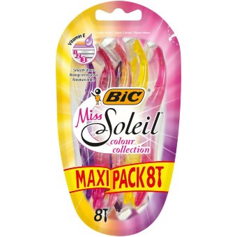 Станок с 8 сменными лезвиями BIC Miss Soleil Colour Collection