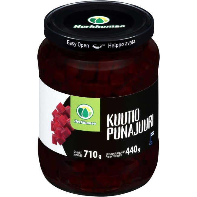 Свекла Herkkumaa кубиками 710/440 гр