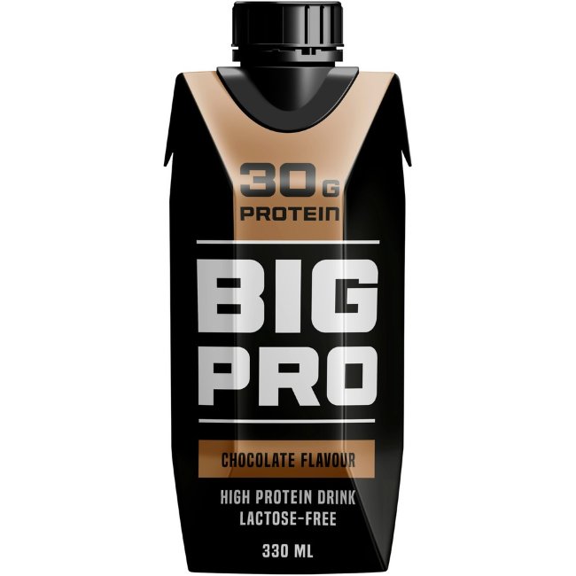 Протеиновый напиток BIG PRO шоколад 330 мл UHT без лактозы