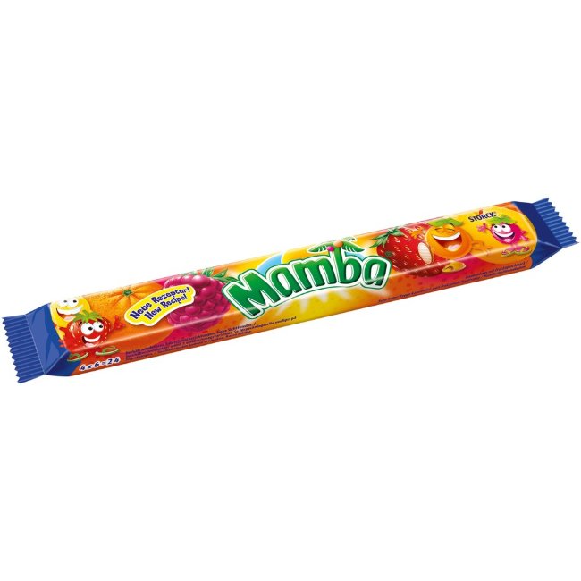 Фруктовые ириски Mamba 106 гр