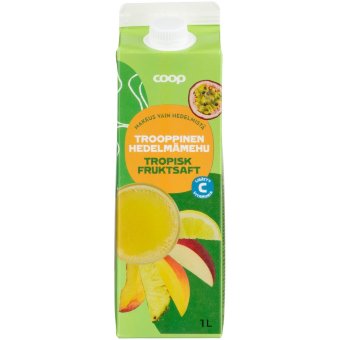Тропический фруктовый сок Coop 1 л Тропический фруктовый сок Coop 1 л