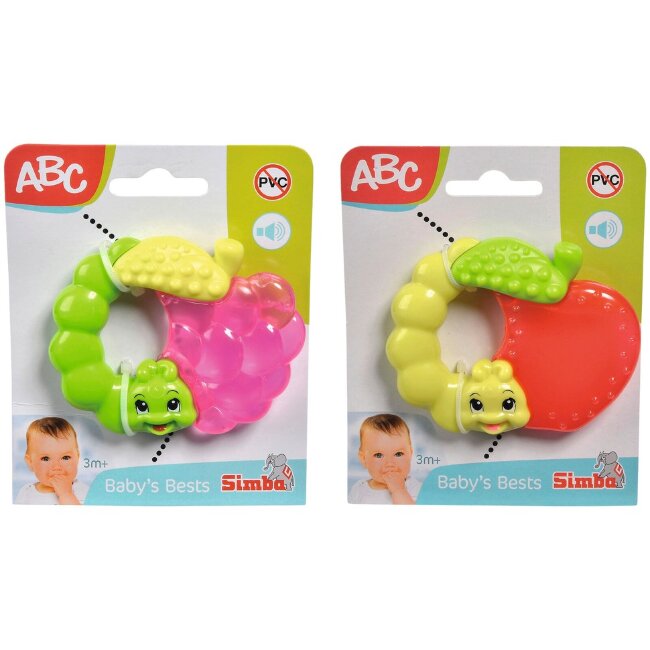Охлаждающее фруктовое кольцо для жевания Simba ABC, 2 разных, продаются по отдельности Охлаждающее фруктовое кольцо для жевания Simba ABC, 2 разных, продаются по отдельности