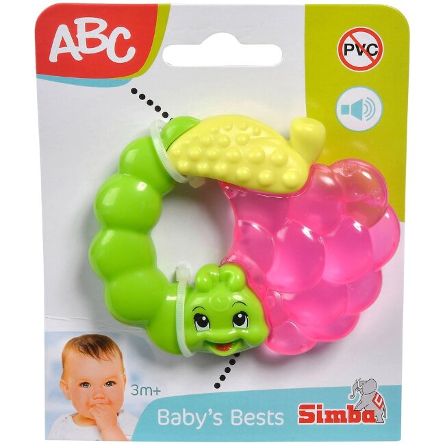 Охлаждающее фруктовое кольцо для жевания Simba ABC, 2 разных, продаются по отдельности Охлаждающее фруктовое кольцо для жевания Simba ABC, 2 разных, продаются по отдельности