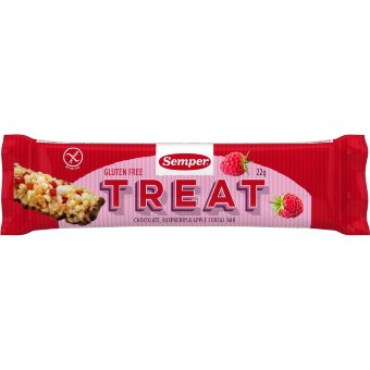 Злаковый батончик с малиной Semper Treat 22 гр