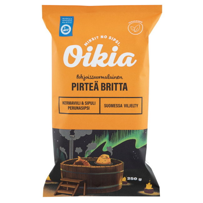Картофельные чипсы Oikia 250 гр
