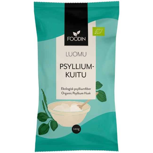 Клетчатка псиллиума Foodin органическая 120 гр