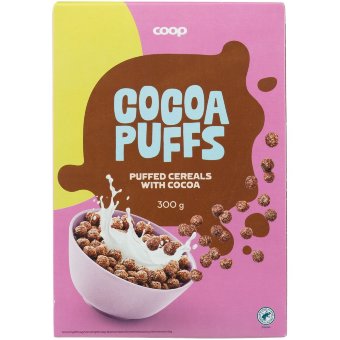 Рисовые шарики с какао Coop Kaakaomuro 300 гр Рисовые шарики с какао Coop Kaakaomuro 300 гр