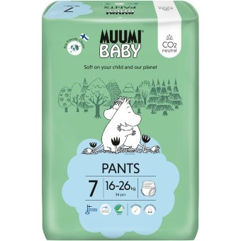 Подгузники-трусики Muumi 7, 16-26 кг, 34 шт. Подгузники-трусики Muumi 7, 16-26 кг, 34 шт.