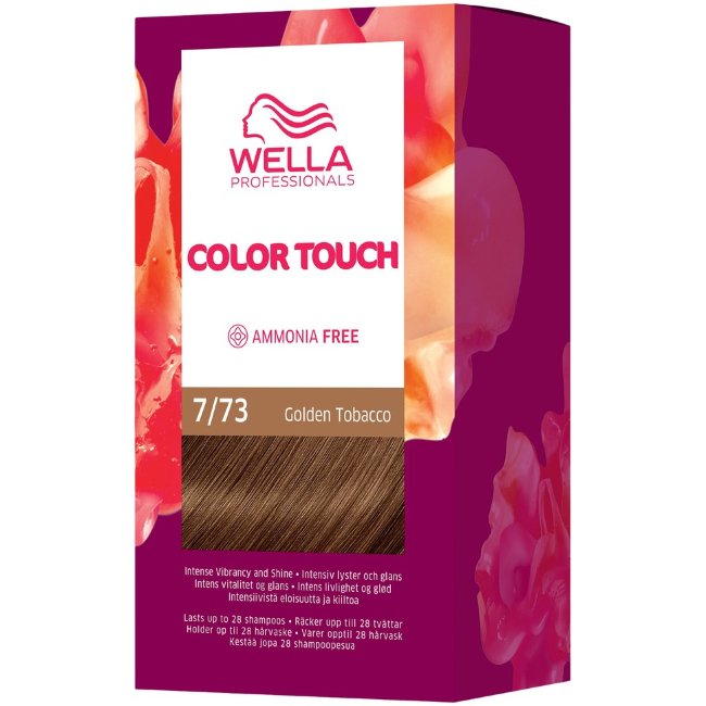Пигмент для волос Wella Professionals Color Touch Brown Golden Tobacco 7/73 130 мл Пигмент для волос Wella Professionals Color Touch Brown Golden Tobacco 7/73 130 мл