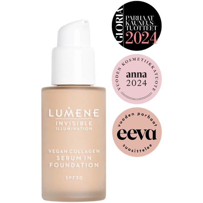 Сывороточный тональный крем Lumene Invisible Illumination SPF30 30 мл