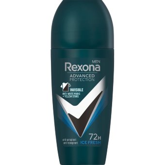 Антиперспирант-дезодорант шариковый для мужчин Rexona Advanced Protection Invisible Ice Fresh 50 мл