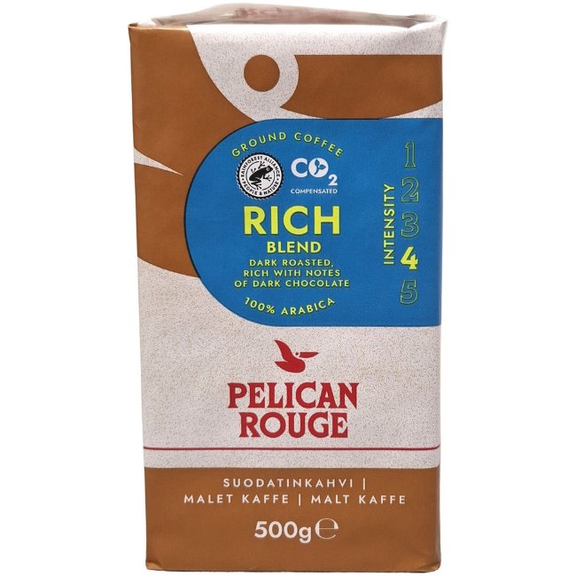 Фильтрованный молотый кофе Pelican Rouge Rich Blend 500 гр