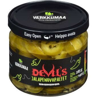 Ломтики перца Халапеньо Herkkumaa Devil's 285/140 гр