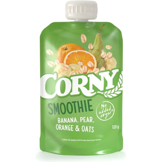 Смузи Corny с бананом, грушей, апельсином и овсом 120 гр