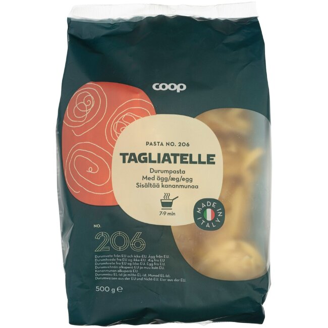 Паста яичная гнёзда Coop 500 гр Паста яичная гнёзда Coop 500 гр