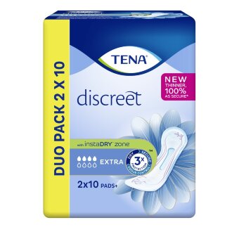 Прокладки для взрослых TENA Discreet Extra 20 шт Duo Прокладки для взрослых TENA Discreet Extra 20 шт Duo