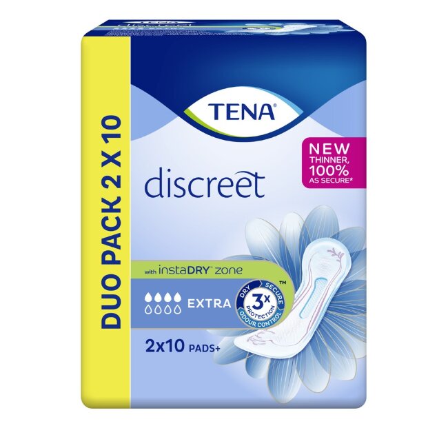 Прокладки для взрослых TENA Discreet Extra 20 шт Duo