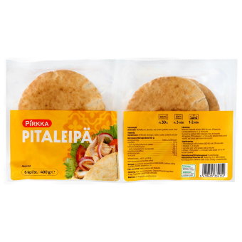Лаваш Pirkka (уп 6 шт) 400 гр