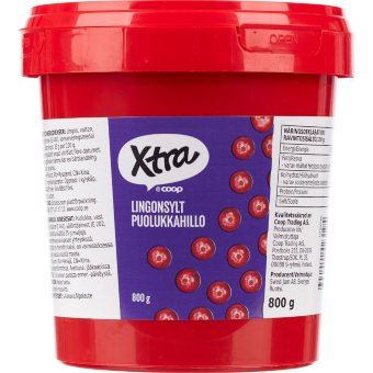 Варенье Xtra брусничное 800 гр Варенье Xtra брусничное 800 гр