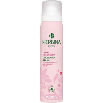 Дезодорант-спрей Herbina Caring Lingonberry 100 мл