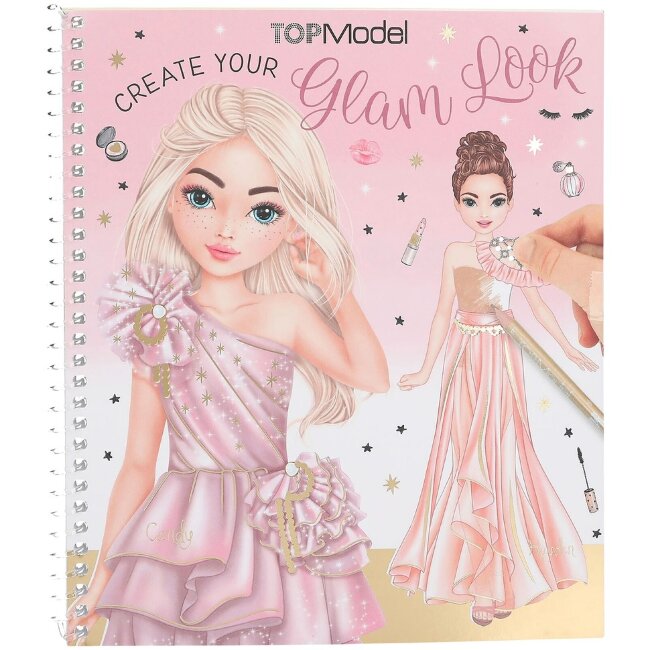 Книга с наклейками и раскраской TOPModel Dress Me Up Glam Look Книга с наклейками и раскраской TOPModel Dress Me Up Glam Look