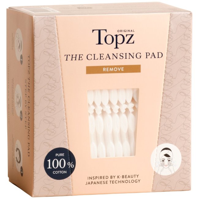 Премиальные очищающие ватные диски Topz 40 шт Премиальные очищающие ватные диски Topz 40 шт