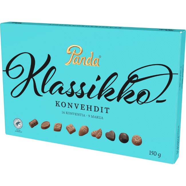 Набор шоколадных конфет Panda Klassikko 150 гр