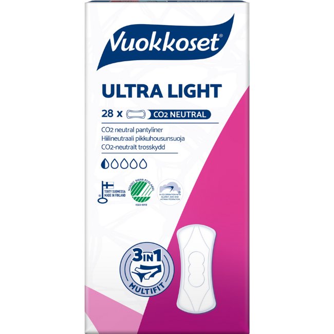 Ежедневные  прокладки Vuorroset Ultra Light 28 шт