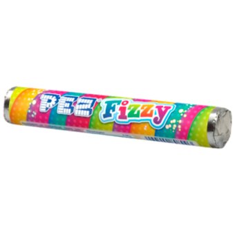 Пузырьковая фруктовая конфета Pez Giant Fizzy Roll 42 гр