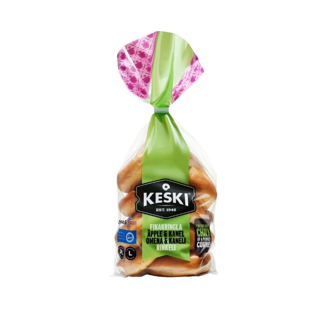 Яблочно-коричные бублики Keski 294 гр
