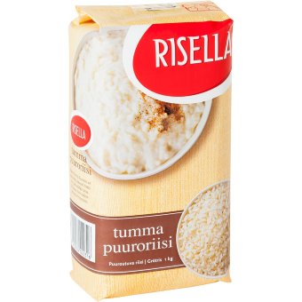 Темный рис для каши Risella 1 кг