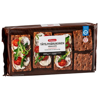 Ржаные хлебцы из муки грубого помола Pirkka 400 гр
