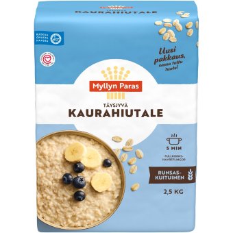 Цельнозерновые овсяные хлопья Myllyn Paras 2,5 кг