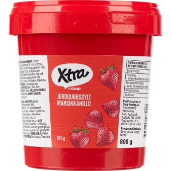 Варенье Xtra клубника 800 гр