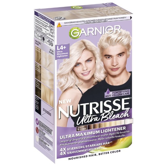 Супер сильный осветлитель для волос Garnier Nutrisse Ultra Bleach L4+ Extreme Blonding