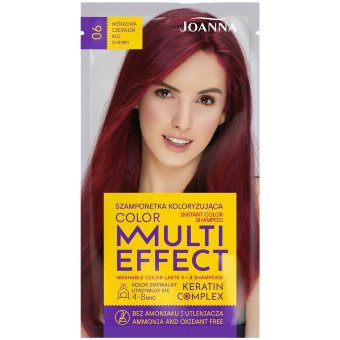 Тонирующий шампунь Joanna Multi Effect Cherry Red 06